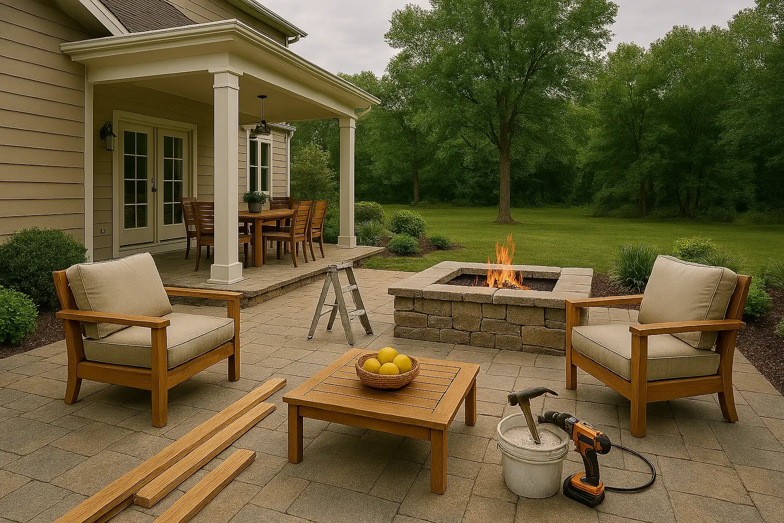Custom patios, pergolas, and decks for outdoor living